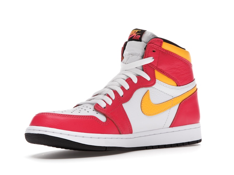Air Jordan 1 Retro High OG Light Fusion Red - Light Fusion Red/White-Laser Orange-Black - 555088-603 - 14