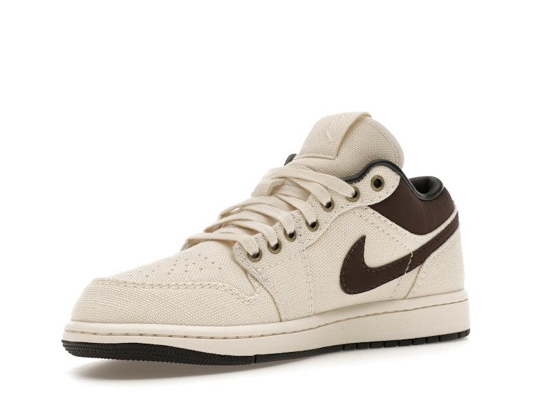 Air Jordan 1 Low Premium Pale Ivory Off Noir Baroque Brown - vue 14