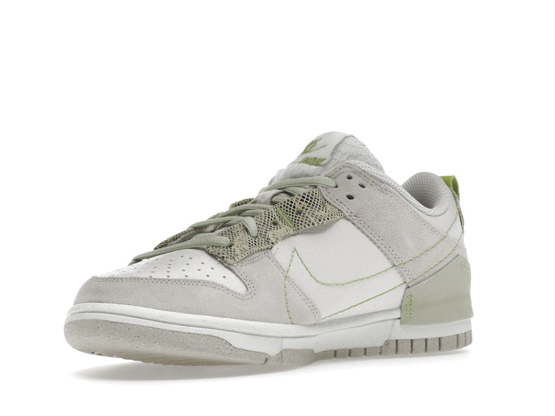 Nike Dunk Low Disrupt 2 Green Snake (Women's) - White/Off White/Green Snake - DV3206-001 - 14