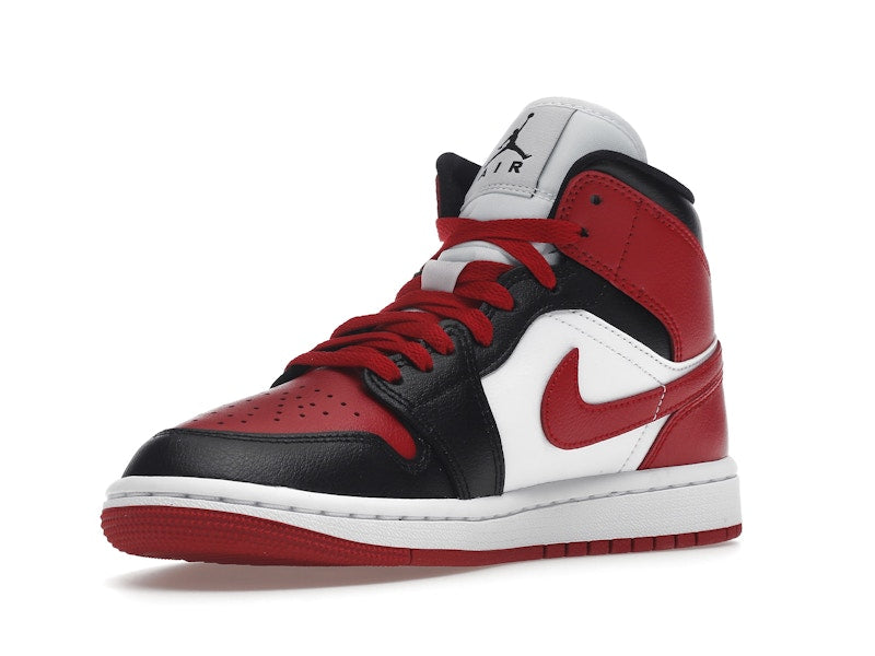 Air Jordan 1 Mid Alternate Bred Toe (W) - White/Red/Black - BQ6472-079 - 14