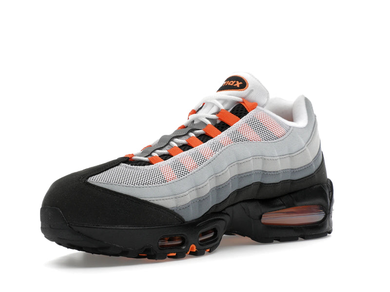 Nike Air Max 95 OG Big Bubble Bright Mandarin 20 (2025) - White/Wolf Grey/Light Smoke Grey/Bright Mandarin - HM4740-101 - 14