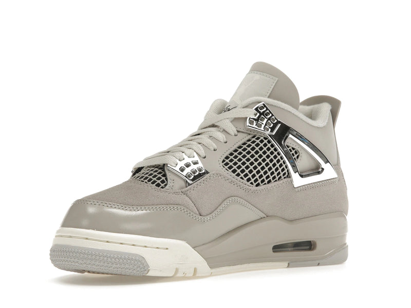 Air Jordan 4 Retro Frozen Moments - Light Iron Ore/Sail-Neutral Grey-Black-Metallic Silver - AQ9129-001 - 14