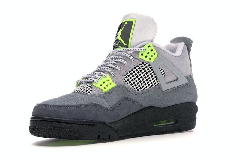 Air Jordan 4 Retro SE Neon - Cool Grey/Volt-Wolf Grey-Anthracite - CT5342-007 - 14