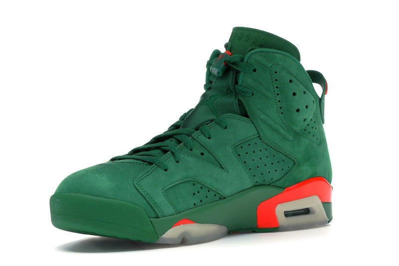 Air Jordan 6 Retro Gatorade Green - Pine Green/Orange Blaze-Pine Green - AJ5986-335 - 14