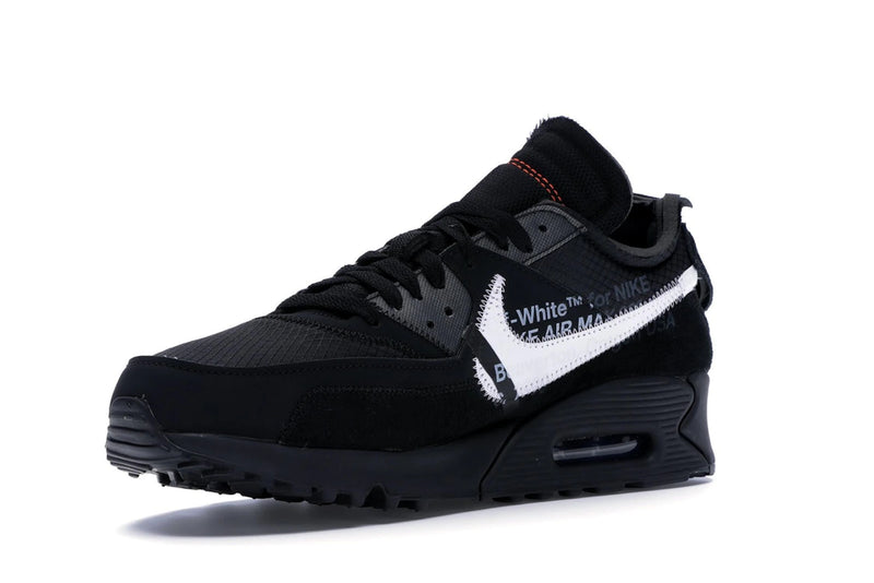 Nike Air Max 90 Off White Black - Black/Black-Cone-White - AA7293-001 - 14