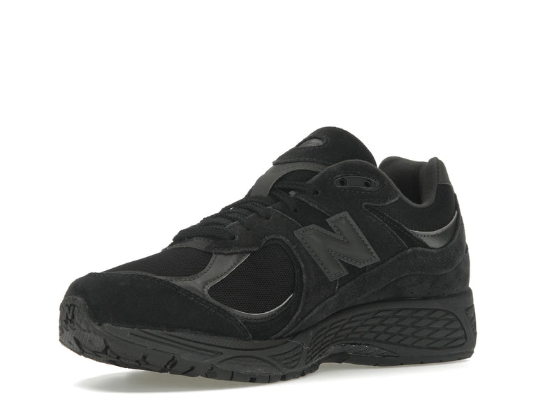 New Balance 2002r Triple Black Suede - Black/Magnet - U2002RBL - 14