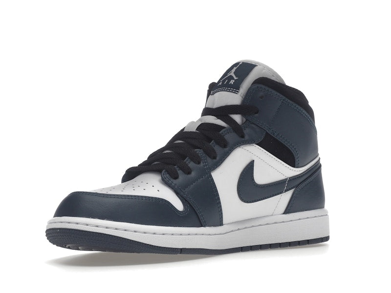 Air Jordan 1 Mid Dark Teal - Armory Navy/White-Black - 554724-411 - 14