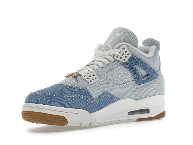 Air Jordan 4 Retro Tex Denim Worn Blue - Sail/Gum Light Brown-Worn Blue-Sail-Metallic Gold - IB6716-100 - 14
