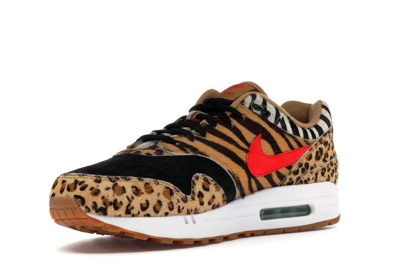 Nike Air Max 1 Atmos Animal Pack 2 (2018) Black Box - Wheat/Sport Red-Bison-Classic Green - AQ0928-700 - 14