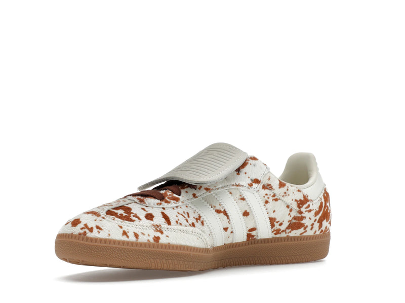Adidas Samba Lt Cow Print Brown White - Off White/Lucid Pink/Gum Four - JS3931 - 14