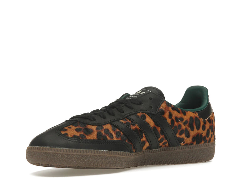 Adidas Samba OG Black Green Leopard - Core Black/Collegiate Green/Cream White - JI2735 - 14