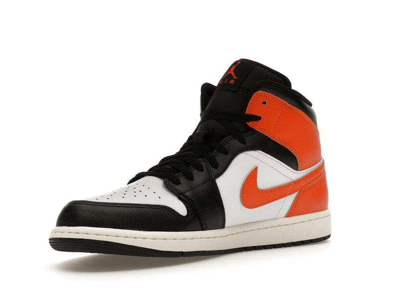 Air Jordan 1 Mid Black Toe Starfish - Starfish/White/Sail/Black - DQ8426-801 - 14