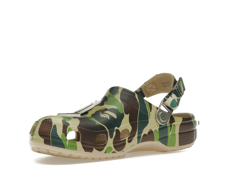 Crocs Classic Clog A Bathing Ape Bape Abc Camo Green - ABC Camo/Green - 209627-212 - 14