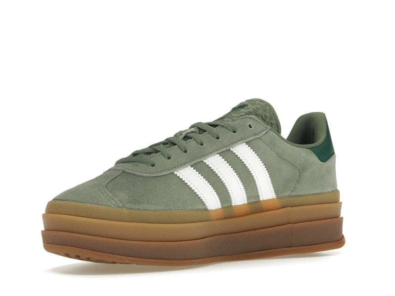 adidas Gazelle Bold Silver Green Gum (Womens) - Silver Green/Cloud White/Collegiate Green - ID6998 - 14