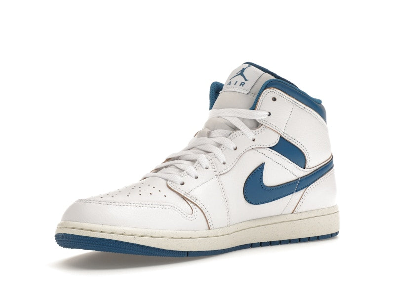 Air Jordan 1 Mid SE Industrial Blue - White/Sail/Industrial Blue - FN5215-141 - 14