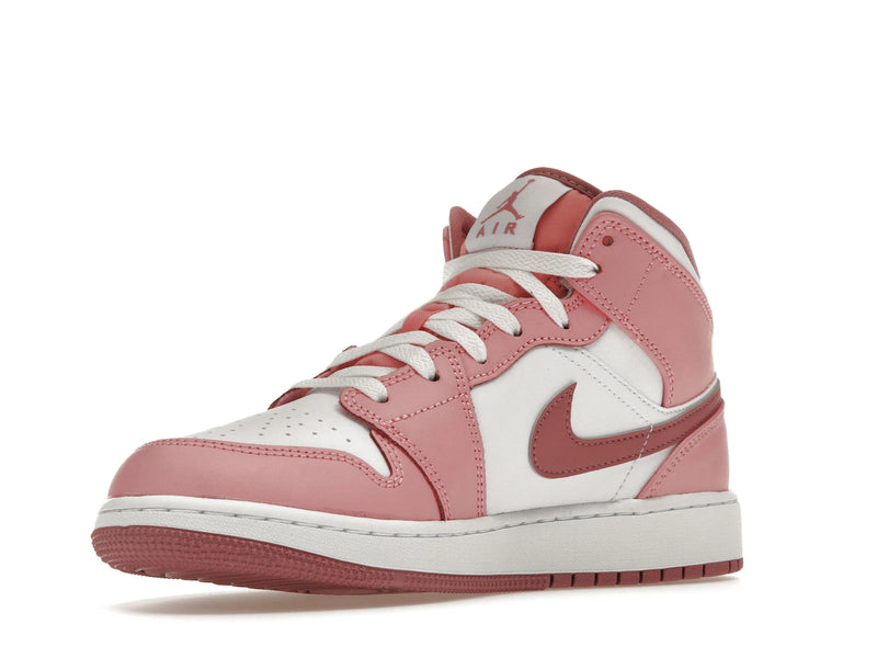 Air Jordan 1 Mid Valentines Day (2023) (GS) - Coral Chalk/Desert Berry/White - DQ8423-616 - 14