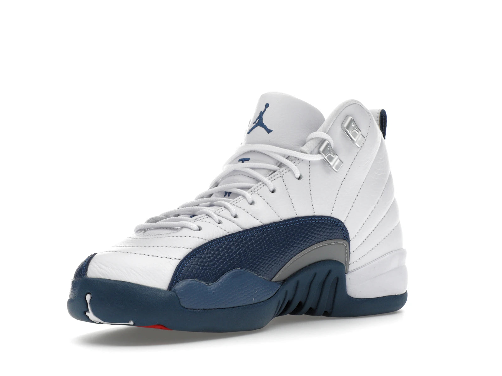 Air Jordan 12 Retro French Blue (2025) (GS) - White/French Blue/Metallic Silver/Varsity Red - 153265-114 - 14