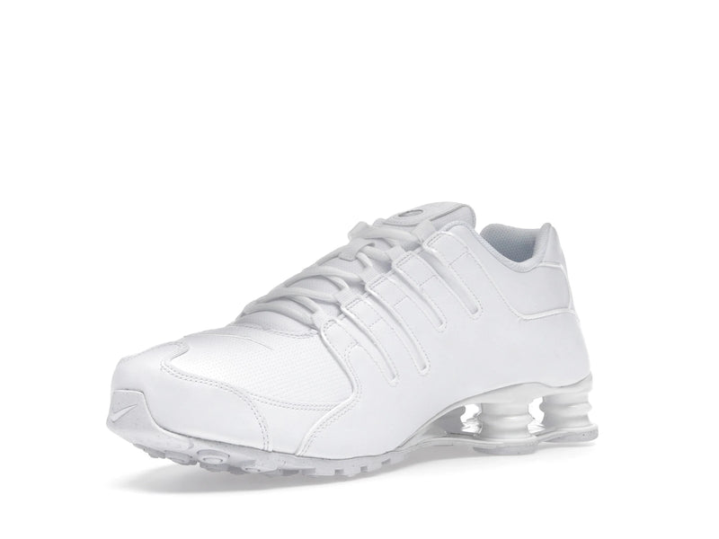 Nike Shox Nz Triple White - White/White - 378341-128 - 14