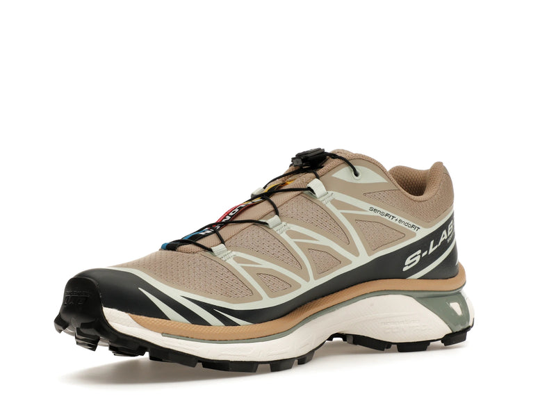 Salomon XT 6 Oxford Tan - Oxford Tan/Carbon/Clearly Aqua - L47737400 - 14