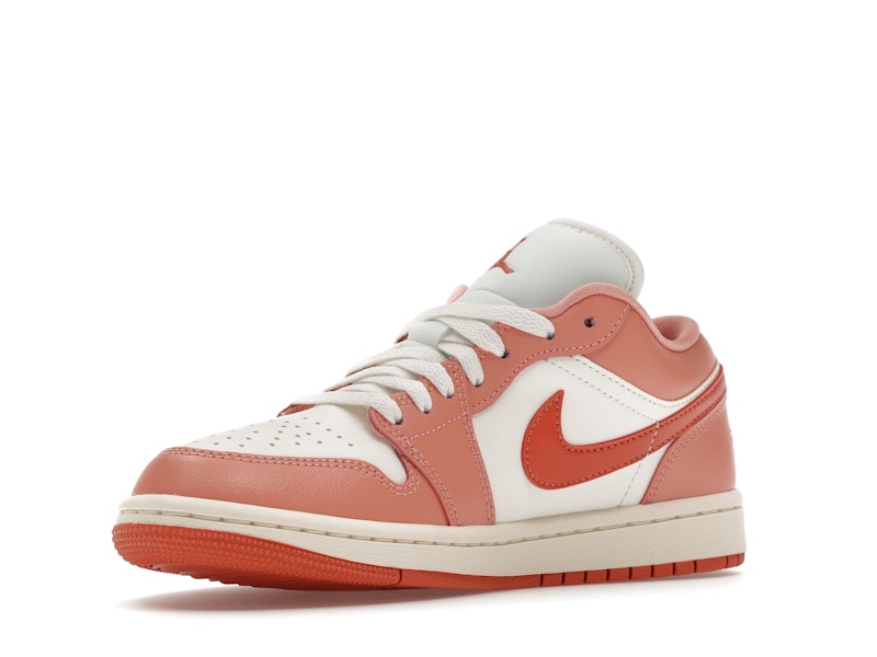 Air Jordan 1 Low Madder Root (Women's) - Sail/Light Madder Root/Pale Ivory/Madder Root - DC0774-180 - 14