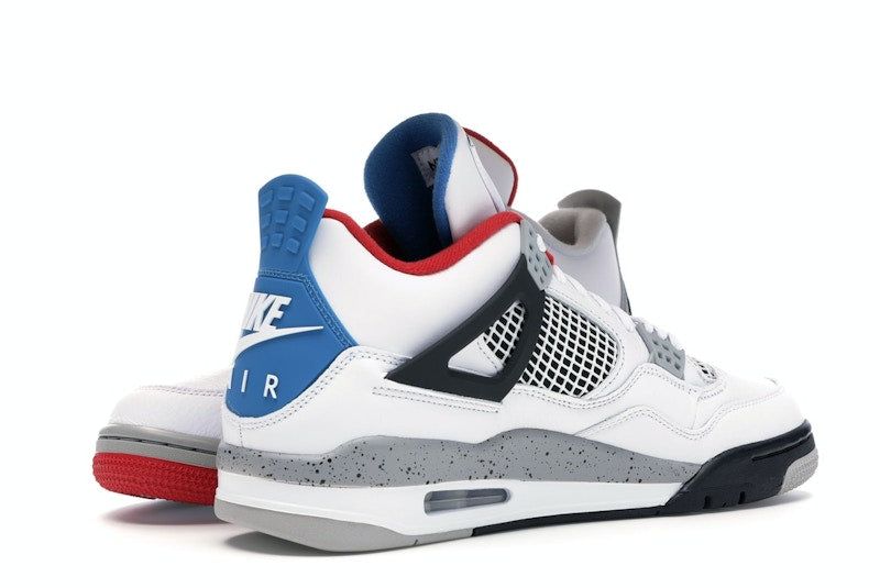 Air Jordan 4 Retro What The - White/Military Blue-Fire Red-Black-Cement Grey - CI1184-146 - 14