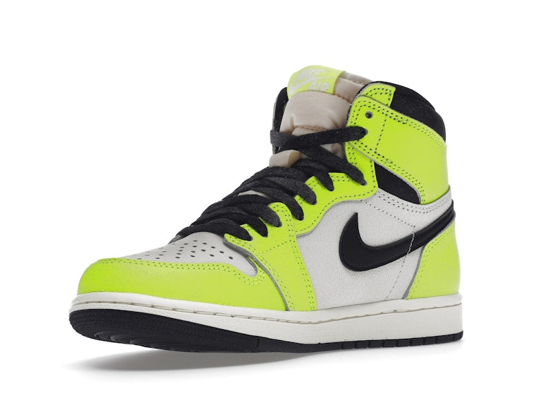 Air Jordan 1 Retro High OG Visionaire - Volt/Black/Sail - 555088-702 - 14