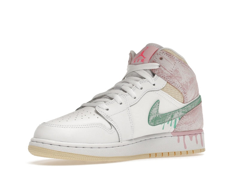 Air Jordan 1 Mid Paint Drip (GS) - weergave 14