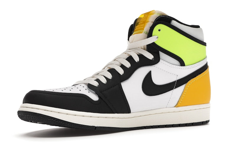 Air Jordan 1 Retro High White Black Volt University Gold - White/Black-Volt-University Gold - 555088-118 - 15