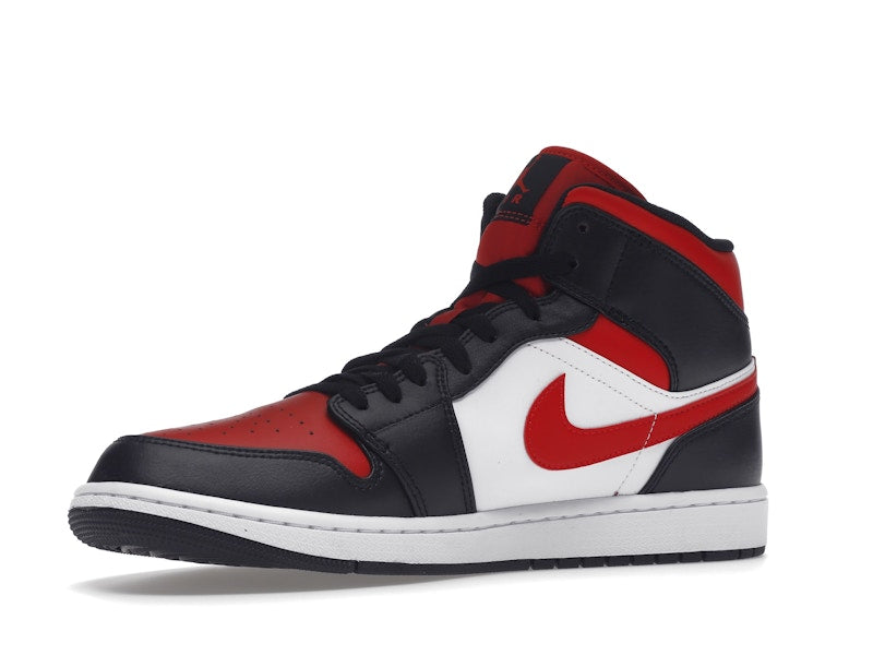 Air Jordan 1 Mid White Black Red (2022) - visning 15