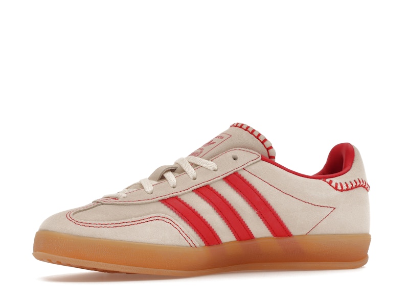 adidas Gazelle Indoor Beige Better Scarlet (Women's) - Beige/Better Scarlet/Cream White - JS1402 - 15