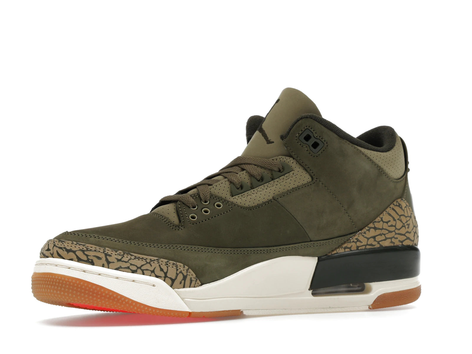 Air Jordan 3 Retro Family Affair - Medium Olive/Sequoia/Neutral Olive/Sail/Total Crimson - DN3707-202 - 15