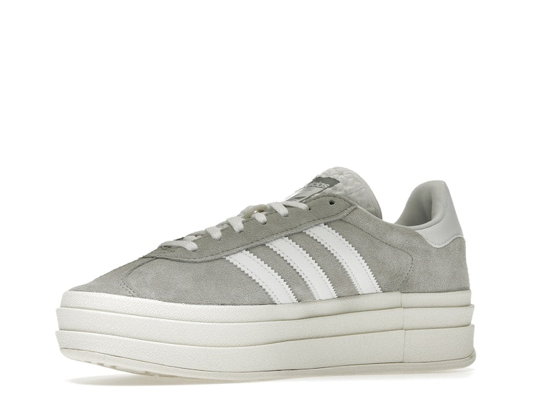 adidas Gazelle Bold Grey White (Women's) - Grey Two/Footwear White/Core White - HQ6893 - 15