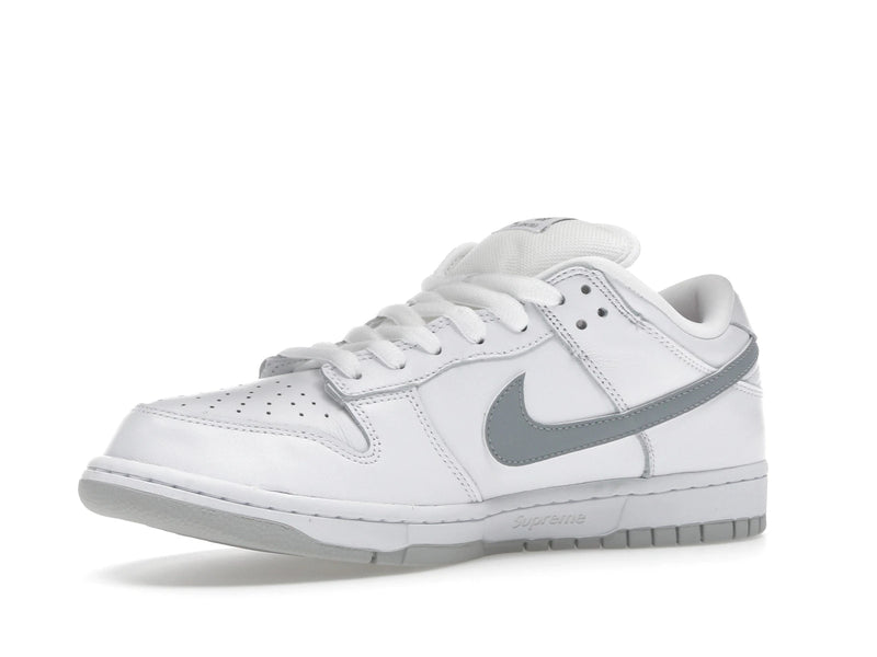 Nike SB Dunk Low Supreme 94 White Metallic Silver - White/Metallic Silver/White - HQ8487-100 - 15