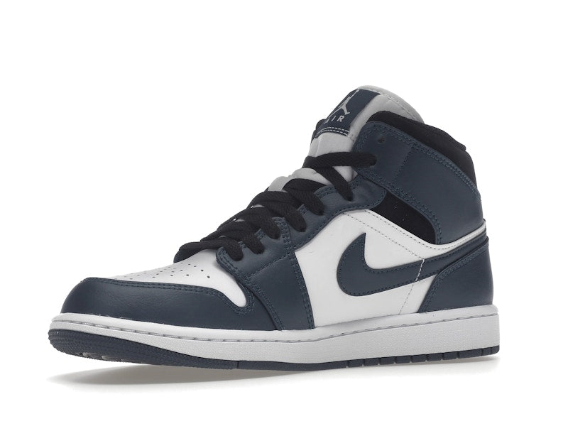Air Jordan 1 Mid Dark Teal - Armory Navy/White-Black - 554724-411 - 15