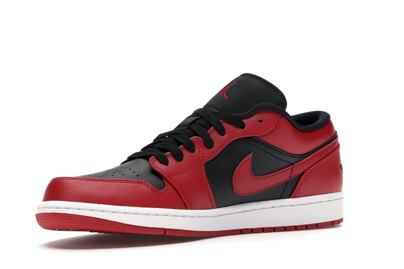 Air Jordan 1 Low Reverse Bred - Gym Red/Black-Gym Red-White - 553558-606 - 15