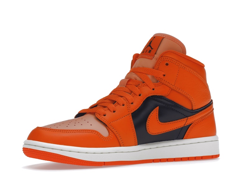 Air Jordan 1 Mid Orange Black (W) - Crimson Bliss/Rush Orange/Black/Sail - DM3381-600 - 15