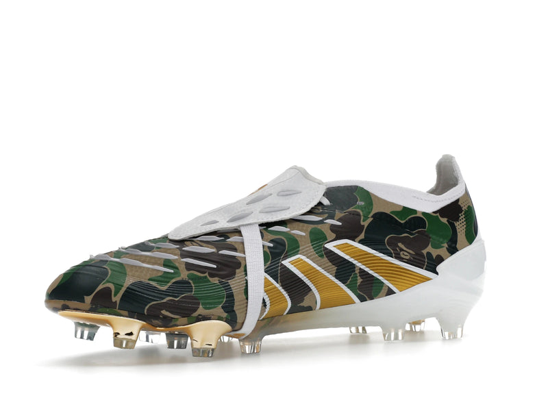 Adidas Predator Elite Foldover Tongue Fg Bape Green Camo - Hemp/Gold Metallic/White - JS3104 - 15