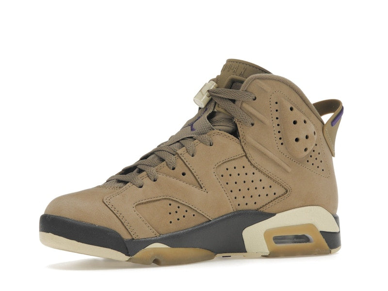 Air Jordan 6 Retro Gore Tex Brown Kelp - Brown Kelp/Team Gold/Shadow Brown/Court Purple - FD1643-300 - 15