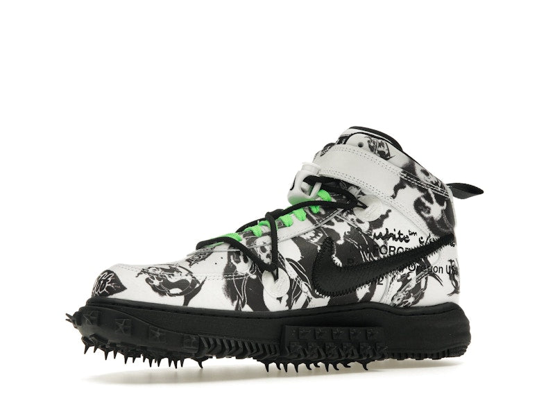 Nike Air Force 1 Mid SP Off White Grim Reaper - White/Black-White-Green - DR0500-102 - 15