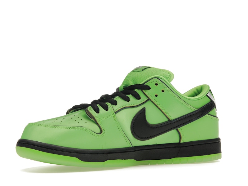 Nike SB Dunk Low The Powerpuff Girls Buttercup - Mean Green/Black/Lotus Pink - FZ8319-300 - 15