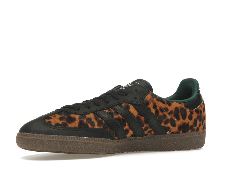 Adidas Samba OG Black Green Leopard - Core Black/Collegiate Green/Cream White - JI2735 - 15