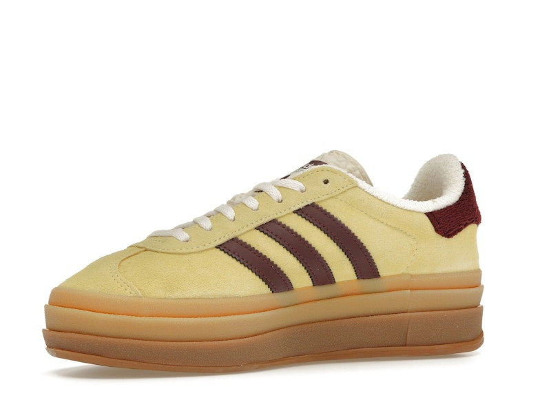adidas Gazelle Bold Almost Yellow Maroon (Women's) - Almost Yellow/Maroon/Wonder White - IF5937 - 15