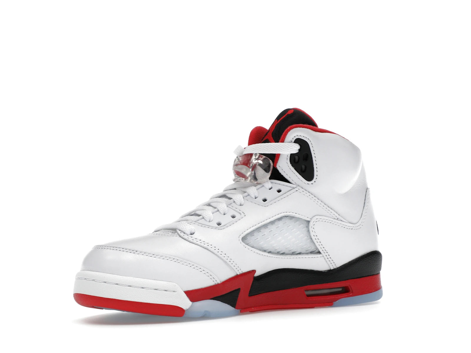 Air Jordan 5 Retro Fire Red Black Tongue (2025) (GS) - White/Fire Red/Black - HQ7980-101 - 15
