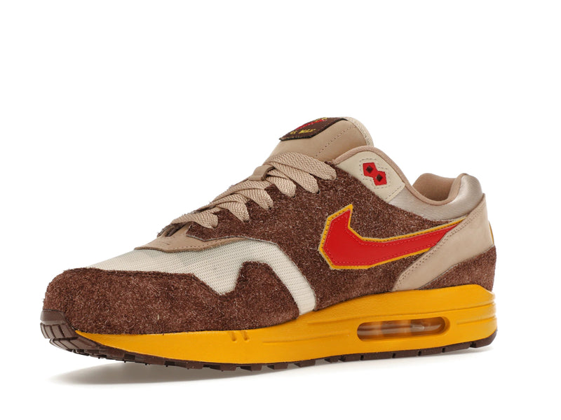 Nike Air Max 1 Swoosh Low Poly Big Head Origins - Light Chocolate/Hemp/Sand Drift/University Red - HV5776-200 - 15