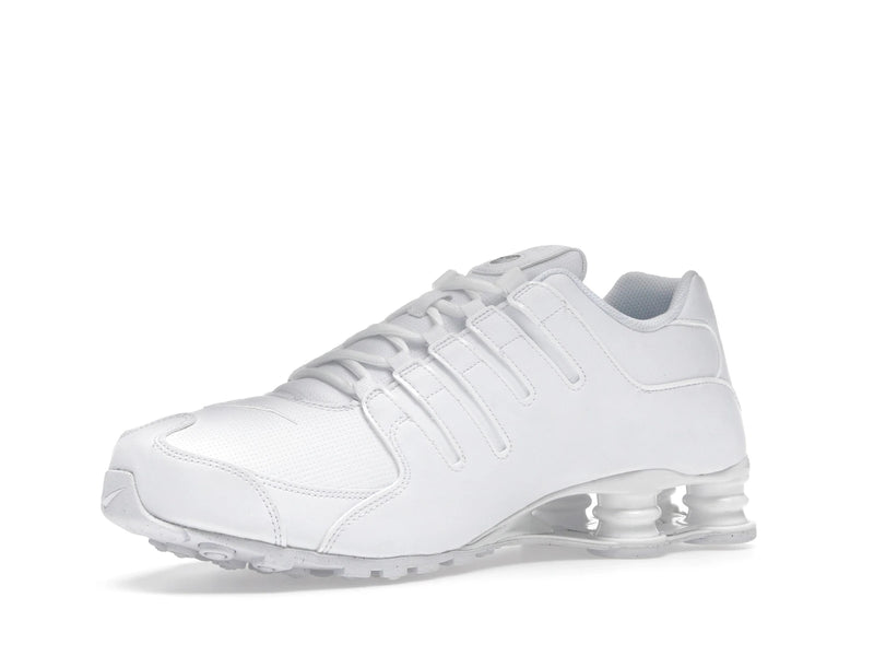 Nike Shox Nz Triple White - White/White - 378341-128 - 15