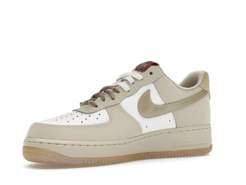 Nike Air Force 1 Low Year of the Snake (Women's) - Sail/Team Gold/Light Khaki/Parachute Beige/University Red/Metallic Gold - HV5990-172 - 15