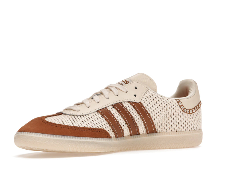 Adidas Samba Wales Bonner Cream White - Cream White/Brown/Cream White - FX7720 - 15