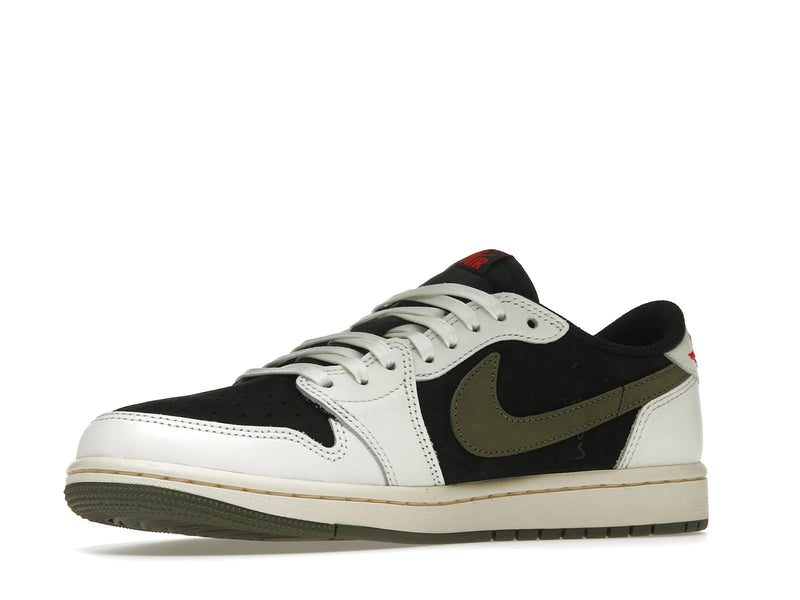 Air Jordan 1 Retro Low OG SP Travis Scott Olive (W) - Sail/University Red/Black/Medium Olive - DZ4137-106 - 15