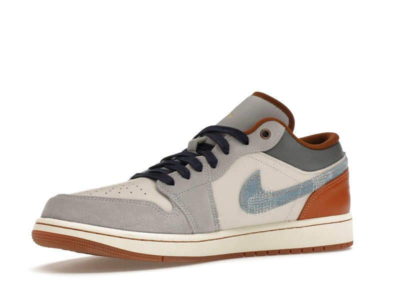 Jordan 1 Low SE Phantom Repaired Denim Swoosh - vue 16