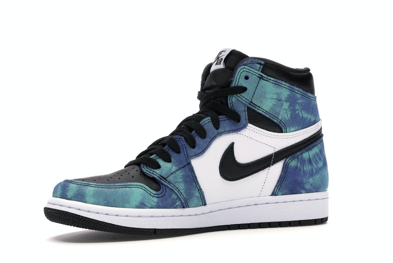 Air Jordan 1 Retro High Tie Dye (W) - White/Black-Aurora Green - CD0461-100 - 15